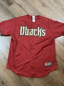 Majestic Arizona Diamondbacks #17 Baseball Jersey Red Adult Size Large - Picture 1 of 7