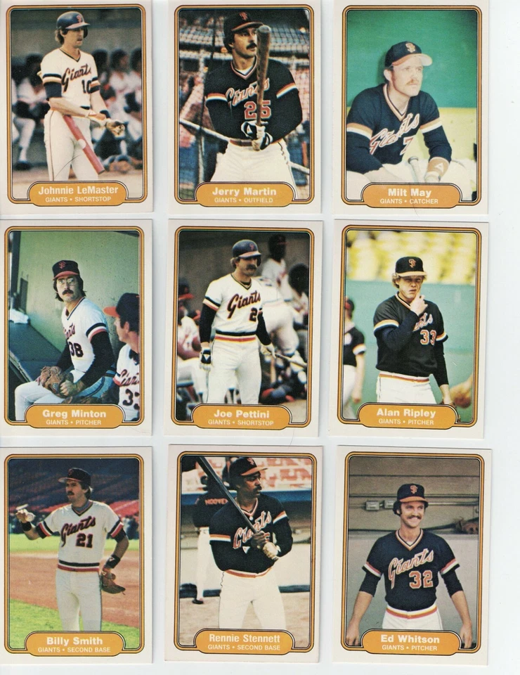 1982 FLEER Baseball Complete Your Set 251-500 - Image 1 of 1