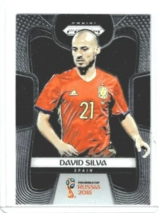 2018 Panini Prizm World Cup Soccer David Silva (Spain) Base #201 - Picture 1 of 2