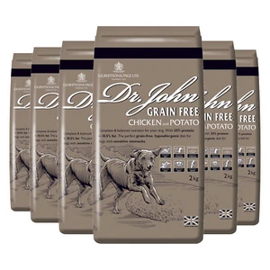 Dr John Hypoallergenic Grain-Free Dry Dog Food 6x2kg Chicken & Potato Bulk - Picture 1 of 6