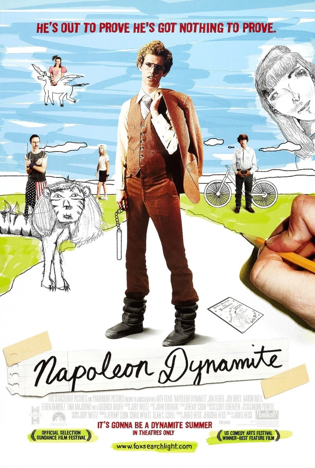 Napoleon Dynamite movie poster : 11 x 17 inches