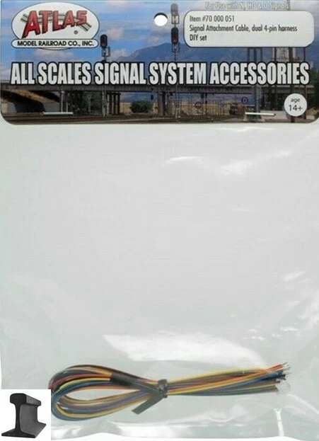 Atlas ~ New 2025 ~ Signal Attachment Cable Dual 4 Pin Harness DIY Set ~ 70000051 - Image 1 of 1