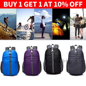 Foldable Backpack Adjustable Waterproof Hiking Rucksack Handy Small Camp Daypack - Picture 1 of 36