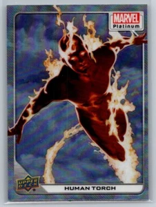 #9 HUMAN TORCH 2023 Upper Deck Marvel Platinum RAINBOW - Picture 1 of 2