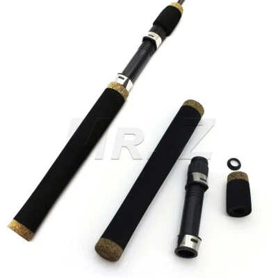 Black EVA Spinning Fishing Rod Building Handle Split Grip DPS Type Reel Seat - Image 1 of 4