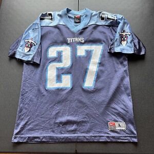 Vintage 90s Y2K Youth Nike NFL Tennessee Titans Blue Jersey Size Large  14-16
