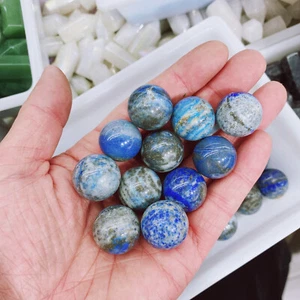 50pcs Natural lazurite Reiki Gemstone sphere Crystal Quartz Healing Decorate - Picture 1 of 7