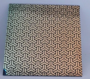 Savoy Dichroic Fusible Glass - Weave thin black Uroboros #2 - 96 COE Rare - Picture 1 of 1