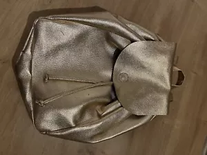 Primark Rose Gold Backpack Medium Size - Picture 1 of 6