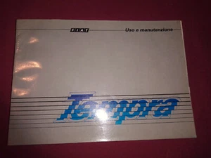 FIAT TEMPRA libretto  MANUALE USO E MANUTENZIONE - Foto 1 di 1