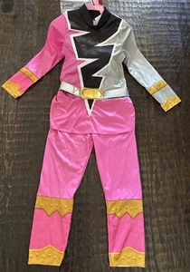 NEW Pink Power Rangers Costume Size 4-6 Small Girl’s Mask & Jumpsuit Disguise - Picture 1 of 4