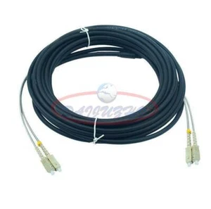 80M SC-SC MM Fiber Cable MultiMode Duplex Outdoor Field Fiber Optical Patch Cord - Picture 1 of 4