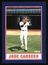 Jose Canseco 1990 Pepsi Jose Canseco #3-10 Baseball Card