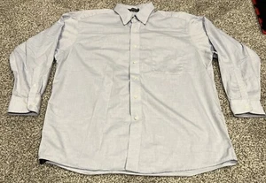 Men’s Size 16 George Oxford Button Down Dress Shirt Wrinkle Free - Picture 1 of 2