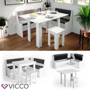 VICCO grupo de bancos angular ROMAN grupo para comedor grupo de asientos grupo - Imagen 1 de 7