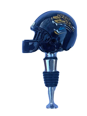 NFL Team Spirit Football Helmet Wine Bottle Stopper Jacksonville Jaguars (PB16) Cover