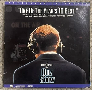 Quiz Show Double Laser Disc A Robert Redford Film NTSC Ralph Fiennes - Imagen 1 de 1