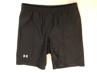Pantalones Cortos Unisex Under Armor Negro Spandex - Cintura 21" Foto 1 de 2