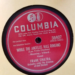 Frank Sinatra While The Angelus / Comme Ci 78rpm 10" Record - Picture 1 of 2