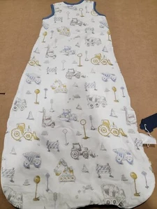 Domiamia Baby Sleep Sack 6-12 Month Tractor Construction Vehicles Size Medium - Picture 1 of 3