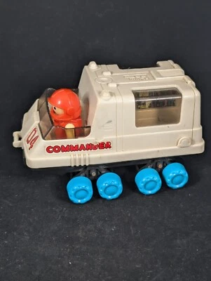 1984 Lil Playmates Space Station Commander Vehicle 04 Vtg Hong Kong Toy w figure - Image 1 of 4