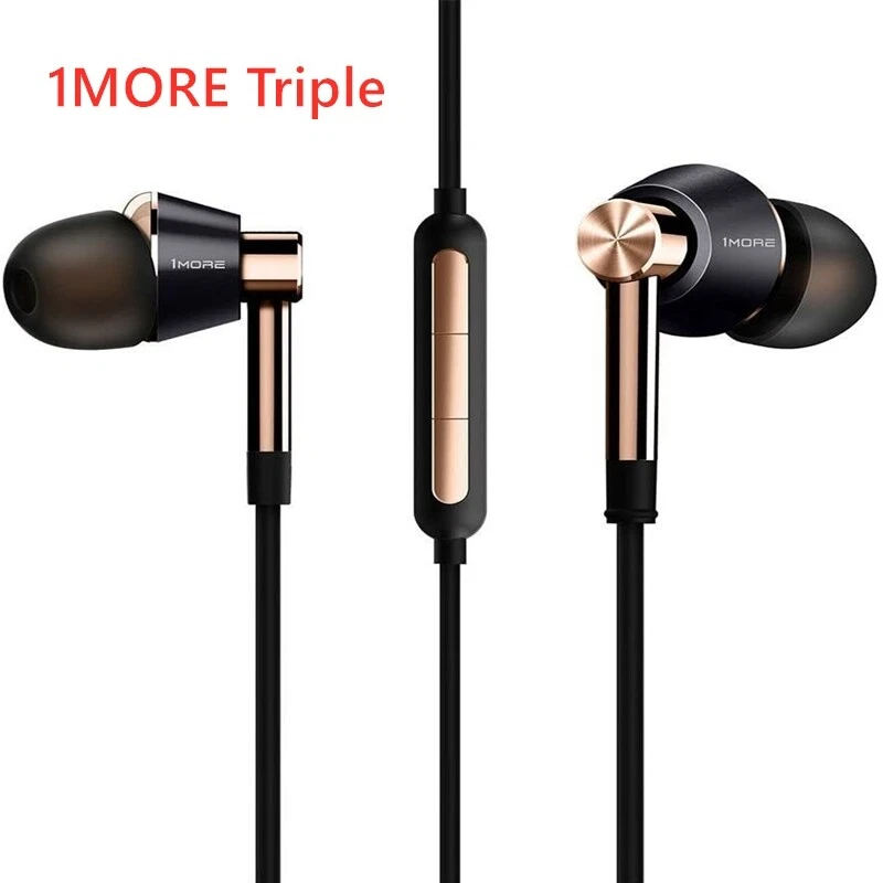 1MORE Triple Driver In-Ear Earphones Hi-Res Resolution - 3.5mm jack headset - Image 1 of 4