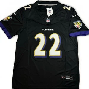 Camiseta deportiva grande #22 Derrick Henry Vapor FUSE negra Baltimore Ravens nueva con etiquetas - Imagen 1 de 11