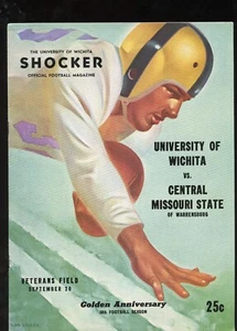 Vintage 1947 Wichita vs. Central Missouri State college football program - Picture 1 of 1