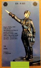 h EUROSOLDIER 54mm - Moschettiere del Duce grande unif. (Regno d'Italia, 1940)