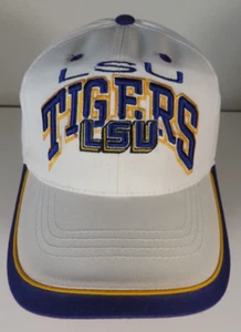 LSU Tigers Cap Top Of The World White Purple Yellow Baseball Hat Strapback *READ - Picture 1 of 8