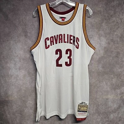 NWT Mitchell Ness Authentic 2015 Finals Cavs Lebron James 23 Jersey 52 2XL $300 - Image 1 of 4
