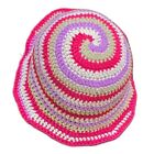 Elegant Colorful Bucket Hat Breathable Hat Crocheted Beanies Hat Holiday Wear
