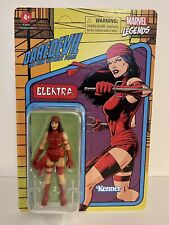 Kenner Marvel Legends Retro Elektra 3.75in Action Figure Unpunched Card