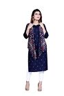 Printed Straight fit Kurti in Rayon with Shrug ethnic traditional Indian print