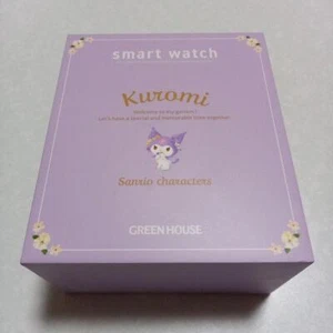 Sanrio Smart Watch Kuromi Design Pasek Oryginalny głos Wodoodporny IP68 NOWY OD JP - Zdjęcie 1 z 15