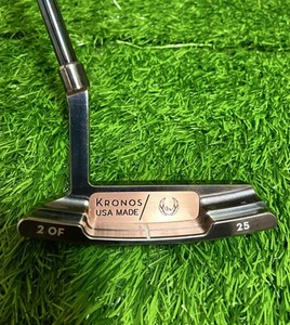 Kronos TOUCH -Kustom w/ COPPER plate Putter 33in 360g FST Step Black Excellent - Picture 1 of 7