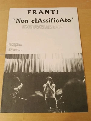 FRANTI NON CLASSIFICATO Ristampa integrale musica e scritti del 1992 NO CD - Immagine 1 di 3