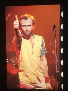 Genesis Phil Collins Photo Transparency Original 35mm Positive Slide Circa 1980s - Picture 1 of 13