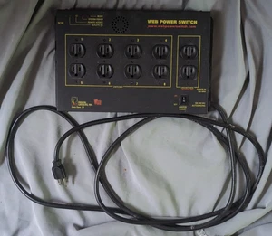 Web Power Switch Digital Loggers 10 Outlet 8 Switched 2 Unswitched, for parts - Picture 1 of 3
