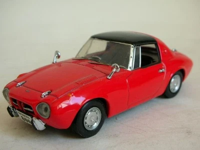 Toyota Sports 800 1969 convertible modelo fundido a presión, EBBRO (MMP), escala 1/43, rojo Foto 1 de 3