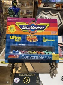 Galoob No. 6400 Micro Machines #19 Convertible Collection Package 1988 Porsche