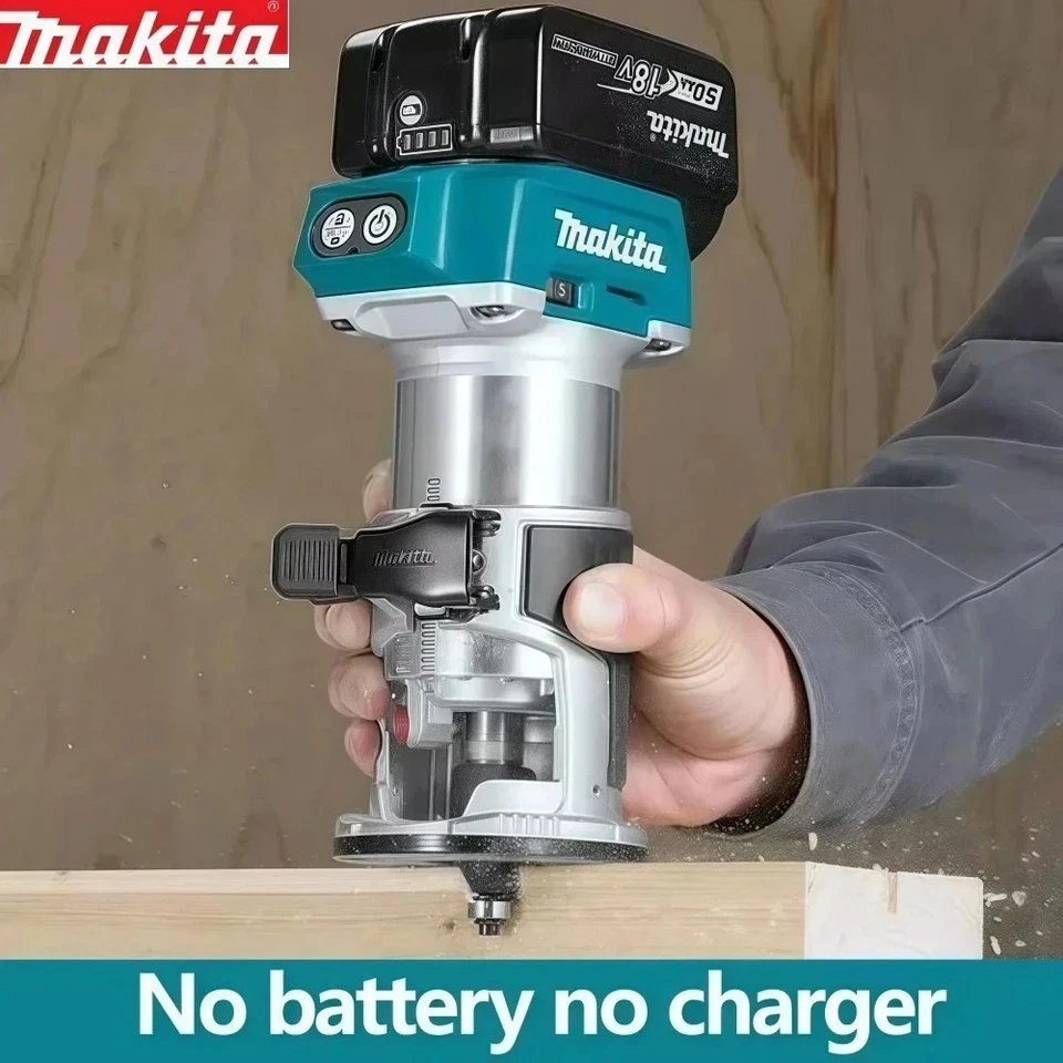 Makita DRT50ZX4 18V LXT Brushless Router Cordless Trimmer Tool Only Woodworking - image 1 of 4