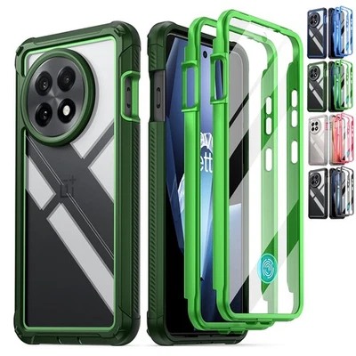 Funda trasera transparente a prueba de golpes 360 cobertura completa para Oneplus 7 8T 9 9 Pro 5G Foto 1 de 4
