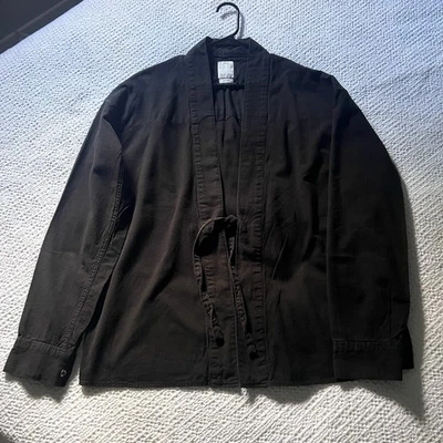 Visvim Japan Design lhamo Light Jacket Kimono Black Authentic Sz 5 XL Streetwear - Image 1 of 4