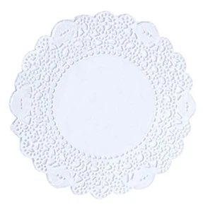 - 250pcs Premium 3.5 inch Round Lace paper doilies- Non-Dust, Clean Cut, Simp... - Picture 1 of 9