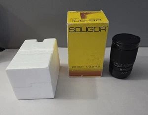 Soligor 28-80mm f3.5-4.5 MC Lens for Canon FD / Konica TC-X in Box - Picture 1 of 7