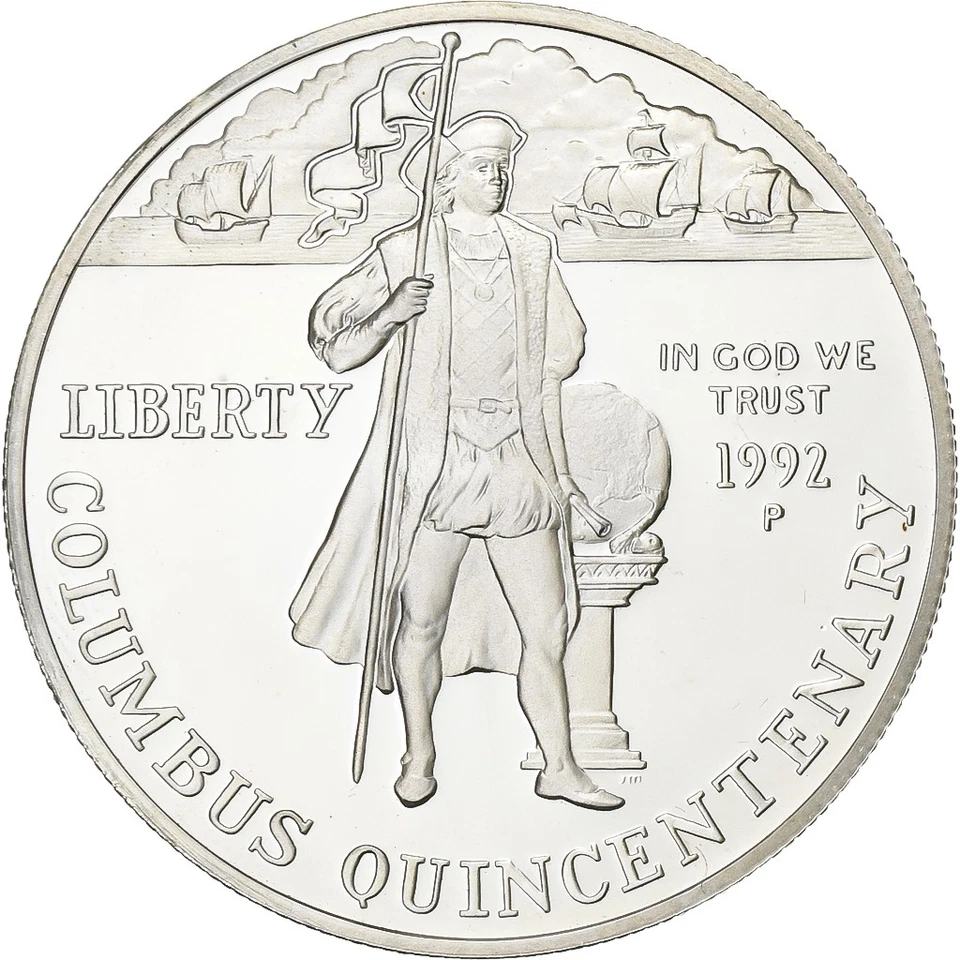 [#199328] United States, Dollar, 1992, U.S. Mint, Proof, Silver, MS, KM:238 - Image 1 of 2