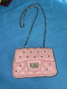 Tiny Treats + Zomi Gems Pink Quilted Style Leather Purse - Picture 1 of 11