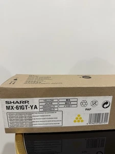 Sharp Toner Cartridge - Yellow (MX-61GTYA) - Picture 1 of 8