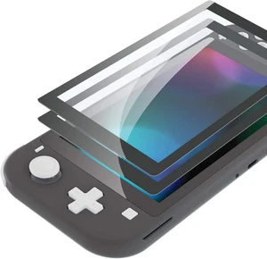 eXtremeRate 2 Pack Gray Border Transparent HD Clear Saver Protector Film, Tem... - Picture 1 of 19